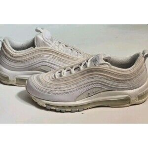 Nike Air Max 97 Womens Size 9 White Athletic‎ Running Walking Shoes Sneakers